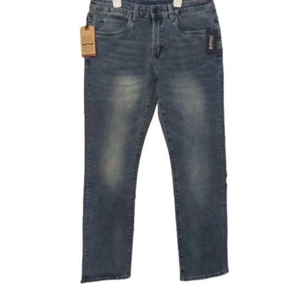 Men's buffalo David Bitton straight six jeans - Picture 1 of 7